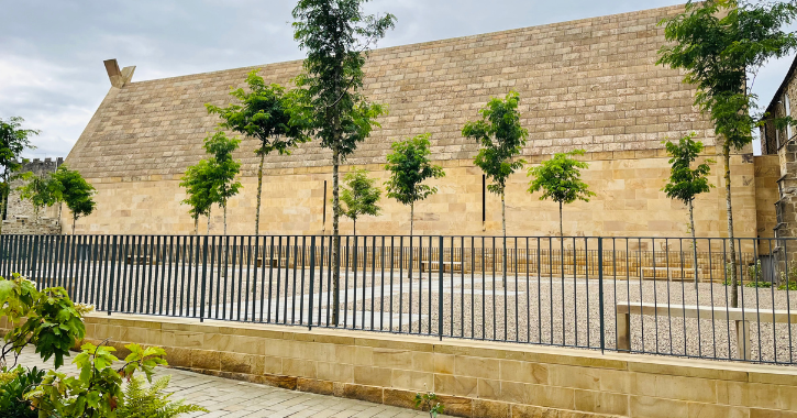 View of the Faith Garden at The Auckland Project, Bishop Auckland.